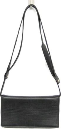 Loewe Pre-owned Shoulder Bags, female, Black, Size: ONE SIZE Pre-owned Leather shoulder-bags