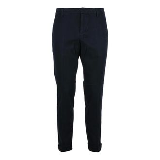 Dondup Heren, Broeken, Blauw, Maat: W35 Katoen