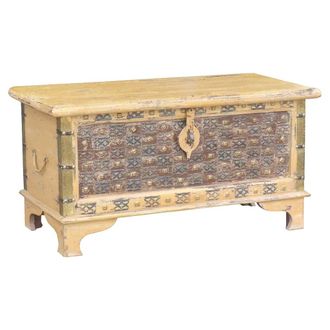 Wanderlust Deco Wanderlust Deco - Ba&uacute;l De Madera Marr&oacute;n 90x40x45