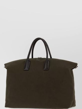 Saint Laurent canvas bowling travel bag