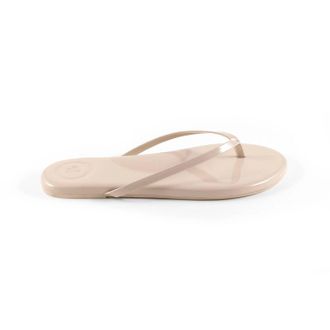 Soleil Womens Indie Patent Sandal In Buff