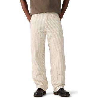 Levi's 568 Loose Straight Leg Double Knee Jeans in Marris Stripe Double Knee at Nordstrom, Size 32 X 32