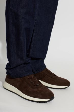 Tod's Suede Low-top Sneakers, Mens, Brown