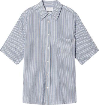 Isabel Marant LABILIO gestreept overhemd - Blauw