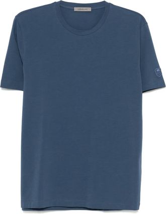 Corneliani T-shirt con logo - Blu