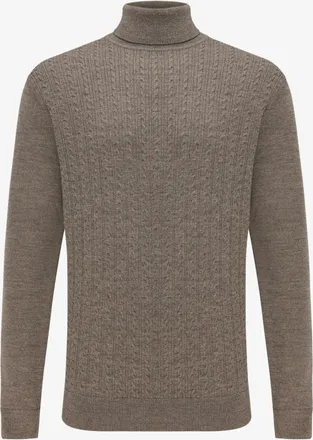 Gentiluomo Cable Rollneck | Bruin