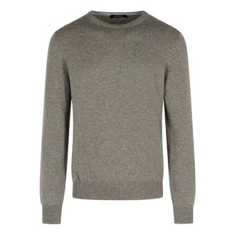 Gran Sasso Truien & Vesten, Heren, Grijs, XL, Kasjmier, Paricollo