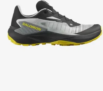 Salomon Mens Genesis Trail Running Shoes In Black/metal