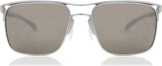 Oakley OO6048 HOLBROOK TI 604801 Mens Sunglasses Silver Size 57