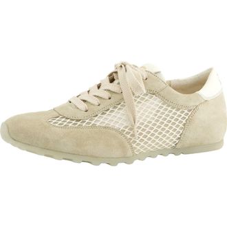 Paul Green Dario Mesh Cutout Sneaker in Biscuit Cream Mesh Combo at Nordstrom, Size 6.5Us