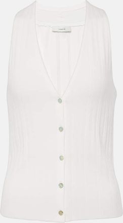 Vince Cotton-blend tank top