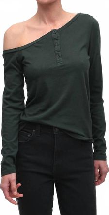 N:Philanthropy Eero Off The Shoulder Top In Winter Moss