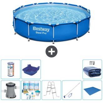 Bestway Piscina Bestway Steel Pro Redonda - 366x76 Cm - 8-piezas S21607