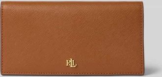 Lauren Ralph Lauren Portemonnaie mit Label-Detail in Cognac, Gr&ouml;&szlig;e 1