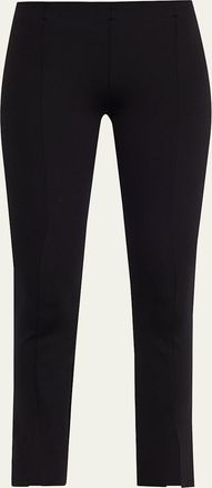 The Row Thilde Skinny-Leg Crop Split-Hem Pants