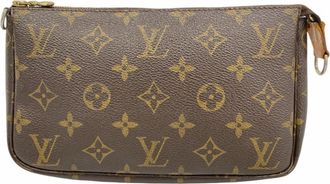 Louis Vuitton Brown Pouch (Pre-Owned)