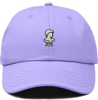 Dalix Sculpture Dad Cap in Lavender at Nordstrom