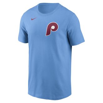 Nike Bryce Harper Philadelphia Phillies Fuse Nike Mens MLB T-Shirt in Blue | N1994EYPP9-FC2