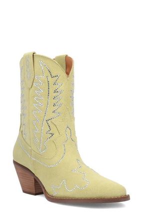 Dingo Tiny Pony Rhinestone Western Boot in Lime at Nordstrom, Size 7.5