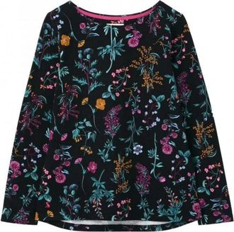 Johnny Was Womens Janie Favorite Long Sleeve Crew Neck Swing Tee, Mayra Schiffl