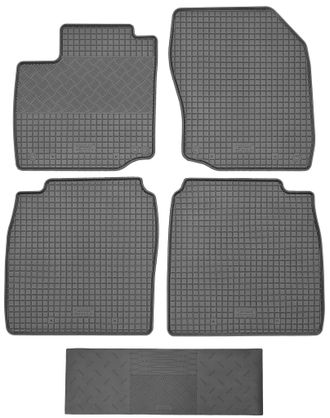 OEM Alfombrillas Rigum 901047 + Funda 900101 - Honda Civic Ix Sed&aacute;n / Familiar / Hatchback De 2012 A 2017, Aleaci&oacute;n Hnd Delanteras - Instalaci&oacute;n