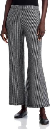 Johnny Was Jenna Metallic Easy Pant In Silver Metallic