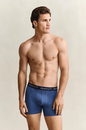 GANT Men 3-Pack Boxer Briefs (XXXL) VINTAGE BLUE