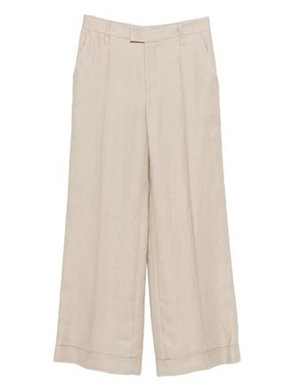 Brunello Cucinelli pleated trousers - Beige