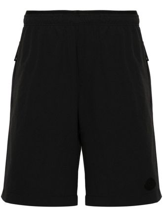 Moncler elasticated-waist ripstop-texture shorts - men - Polyamide/Elastane - 54 - Black