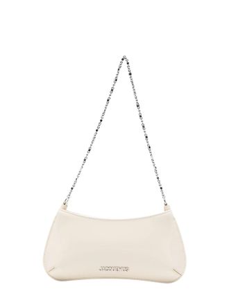 Jacquemus White Leather Le Petit Bisou Shoulder Bag