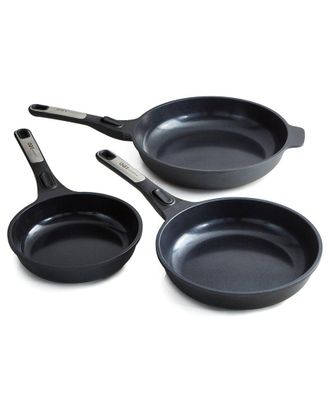 Berghoff Berghoff Leo Phantom 3Pc Nonstick Ceramic Fry Pan Set