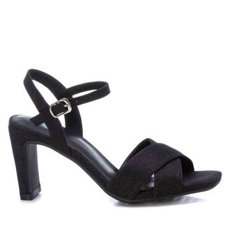 Xti Womens Heeled Sandals In Black