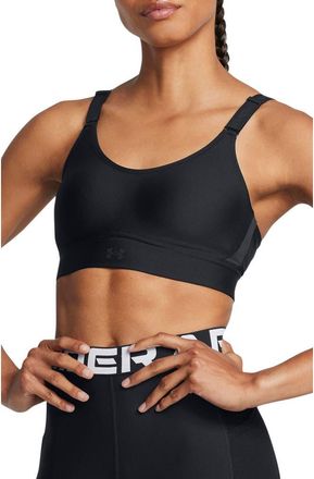 Under Armour Infinity Mid 2.0 Sports Bra in Black //Black at Nordstrom, Size X-Small A
