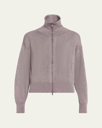 Brunello Cucinelli Sparkly Zip Jacket