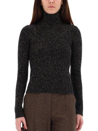 Max Mara Wool-Cashmere Moulin&eacute; Sweater - Black