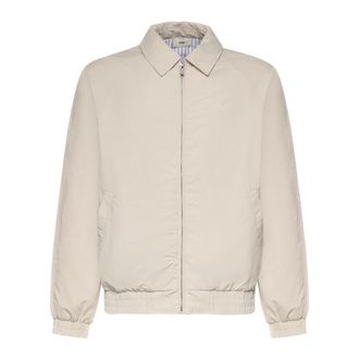 Autry Light Jackets, male, Beige, Size: XL Zip-up Elasticated Bomber Jacket