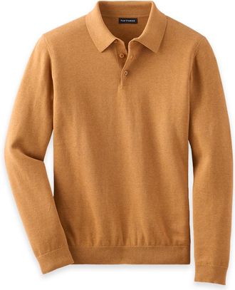 Paul Fredrick Supima Cotton Three Button Polo