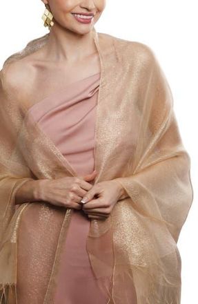 Saachi Glitz & Glam Silk Scarf in Gold at Nordstrom Rack