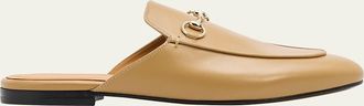 Gucci Princetown Leather Mules