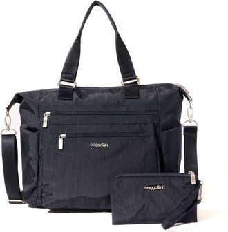 Baggallini Trifecta Convertible Backpack with RFID Wristlet in French Navy at Nordstrom