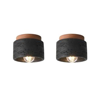 OEM 2 L&aacute;mparas De Techo Regulables Estilo Wabi-sabi Japon&eacute;s E27 En Tres Colores Para Cocina, Pasillo, Sala De Estar, Estudio, Sal&oacute;n De T&eacute; A