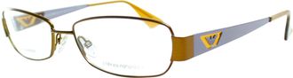 Emporio Armani EA 9669 UTR Womens Rectangle Eyeglasses 54mm
