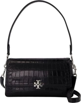 Tory Burch Tassen, Dames, Zwart, ONE Size, Leer, Small Charlie Schoudertas
