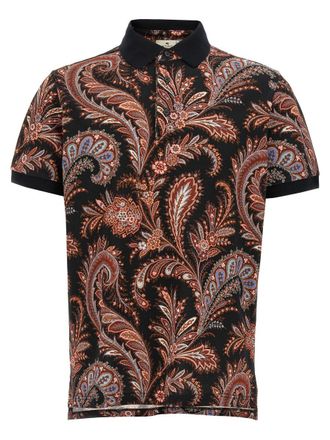 Etro Polo Paisley Flowers