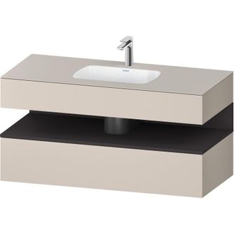 Duravit Qatego Lavabo Encastrado Con Base De Lavabo Consola, - Duravit