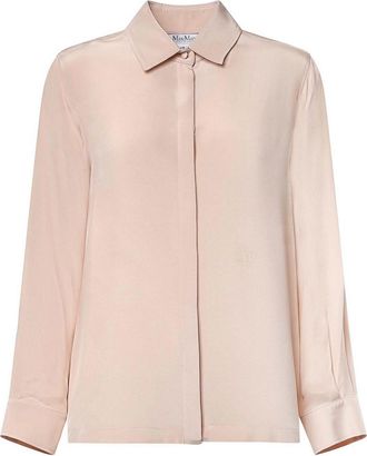Max Mara Silk Crepe De Chine Shirt