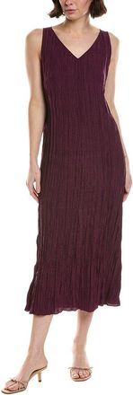 Eileen Fisher Pleated Silk Flare Dress