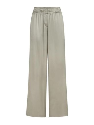 Brunello Cucinelli Silk Trousers