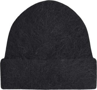 Isabel Marant Accessoires, Dames, Zwart, ONE Size, Peeta Bonnet