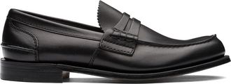 Churchs Black Polished Leather Pembrey Penny Loafers
